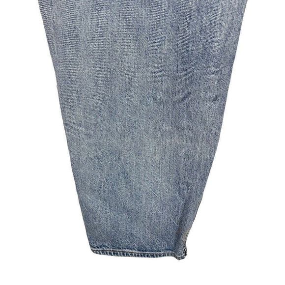 American Eagle Baggy Jean Womens Medium Wash High Rise Blue Jeans sz 10 Long - Picture 11 of 16